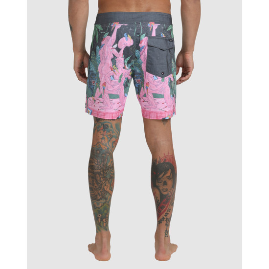 RVCA Ανδρικό μαγιό Luke Pelletier X Kristen Liu Wong Nightscape - Boardshorts For Men